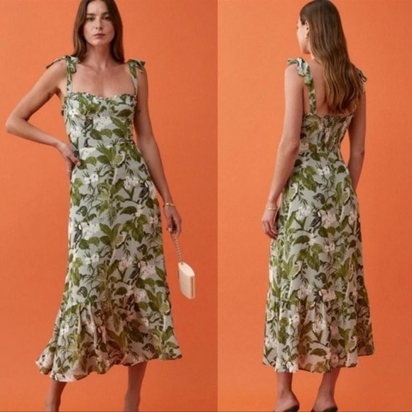 New Nikita Dress In Tropical Green Size ...